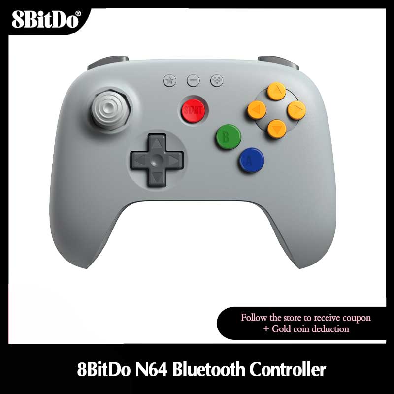 Board Game Android - 8BitDo 그레이 N64 블루투스 컨트롤러(아날로그 3D,