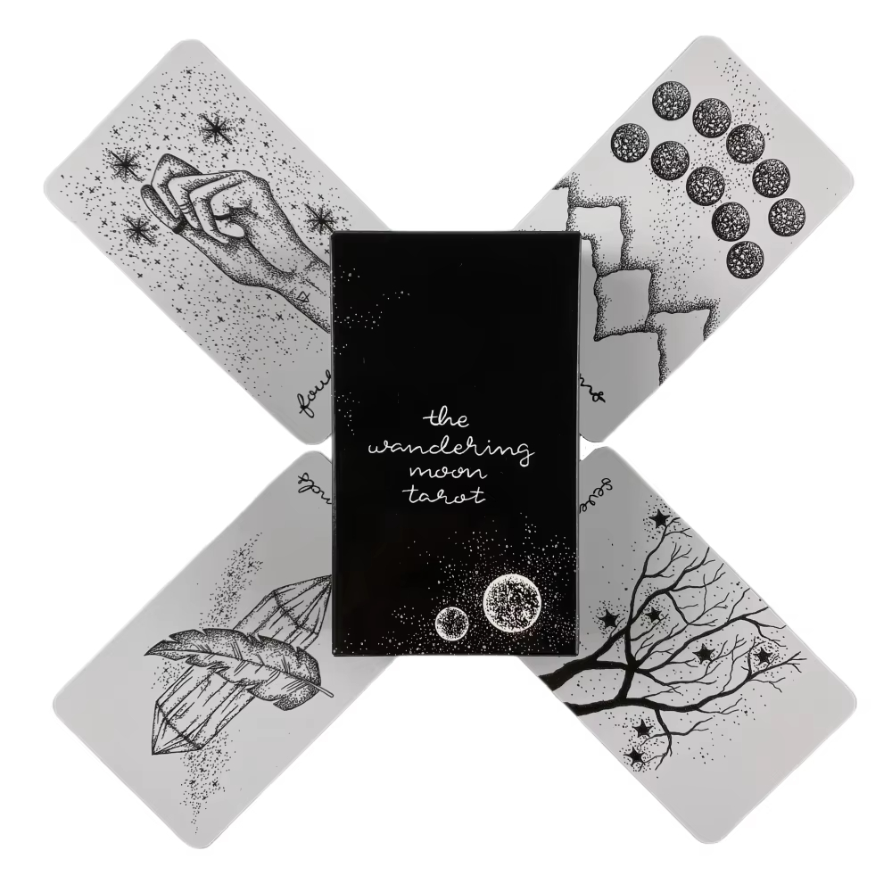 Board Game Of Life - The Wandering Moon 타로 덱 78
