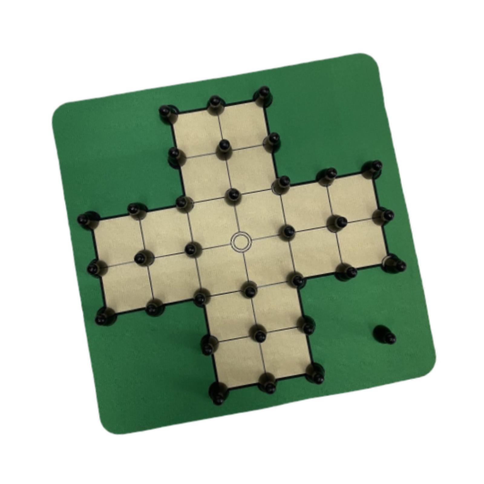 솔리테어 보드 게임, 전략 퍼즐 보드, 고무 패드가 부 - Strategy Board Game 리뷰 및 가격