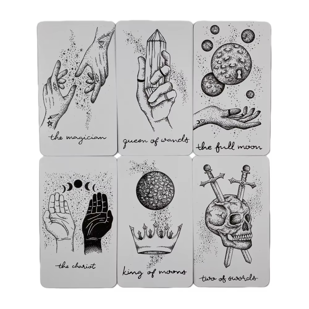 The Wandering Moon 타로 덱 78 카드  - Board Game Of Life 리뷰 및 가격